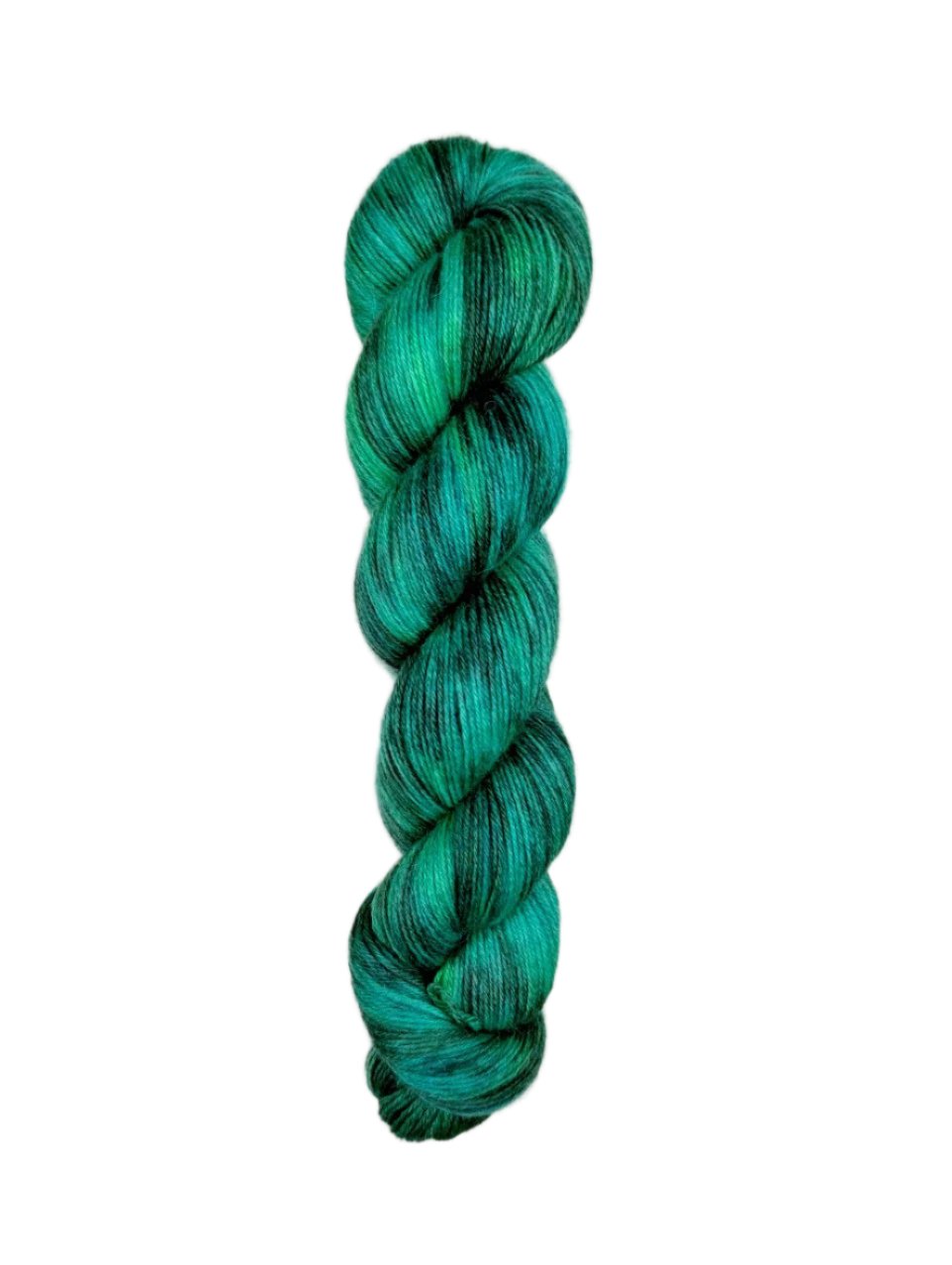 Blackbird Sycamore Fingering Mini Skein Yarn Color green 