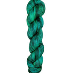 Blackbird Sycamore Fingering Mini Skein Yarn Color green 