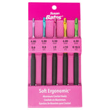 Susan Bates Soft Ergonomic Crochet Hook Set G - K