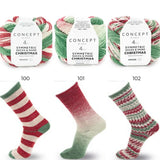 Christmas Concept Symmetric Sock Yarn from Katia