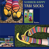 Priscilla's Summer-Happy Tabi Socks Pattern