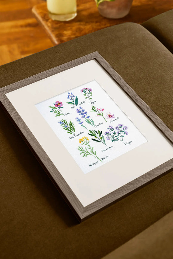 DMC Intermediate Herbs Cross Stitch Kit