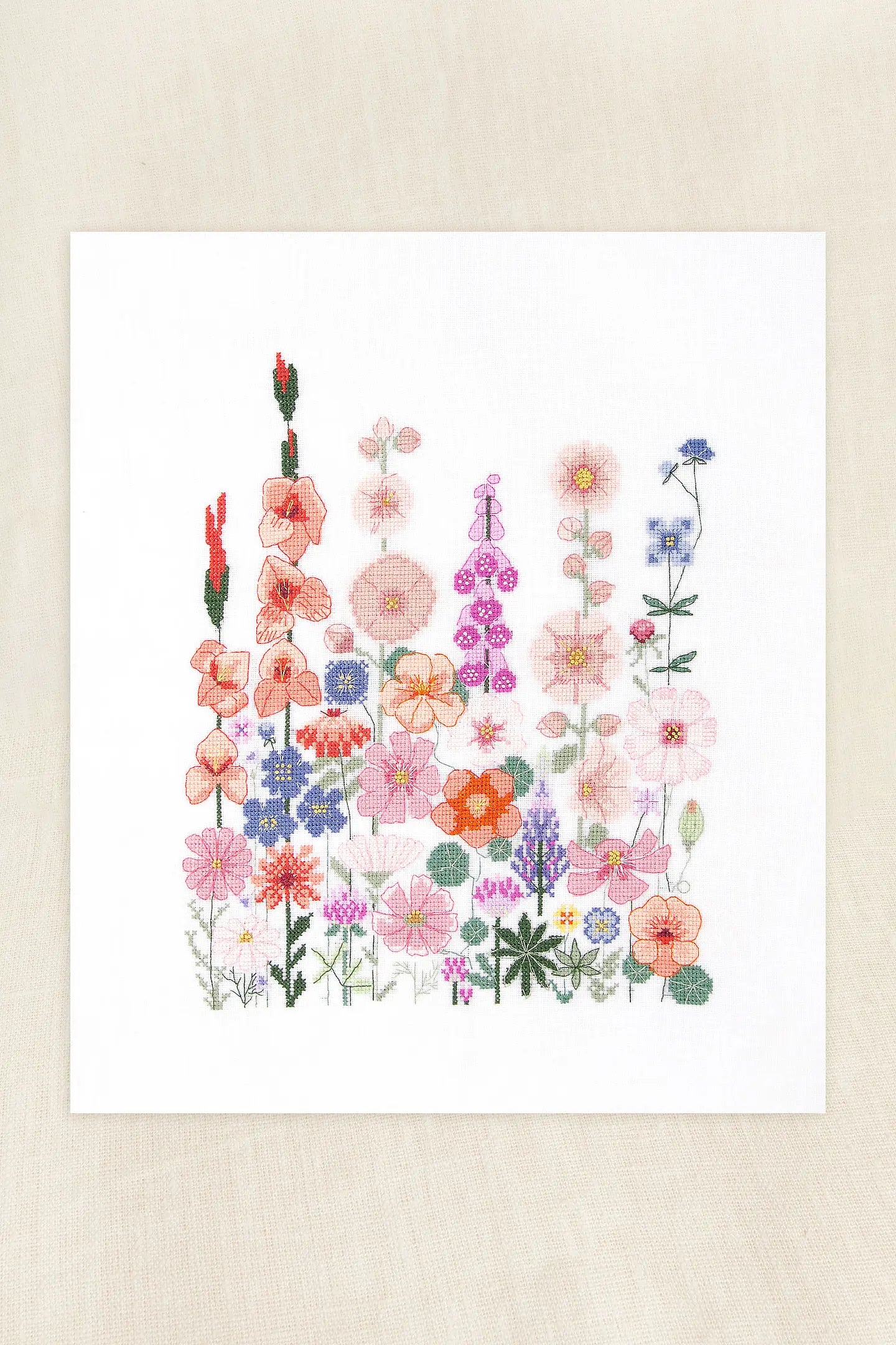 DMC Intermediate Climbing Flowers Cross Stitch Kit