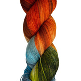 variegated skein of yarn