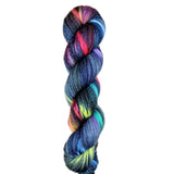 Blackbird Sycamore Fingering Mini Skein Yarn Color black red yellow orange green 