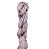 Blackbird Sycamore Fingering Mini Skein Yarn Color pink brown black speckles