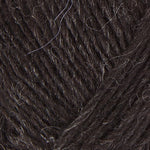 A close up photo of black Istex Lettlopi yarn
