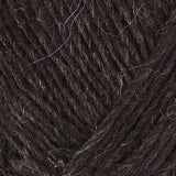 A close up photo of black Istex Lettlopi yarn