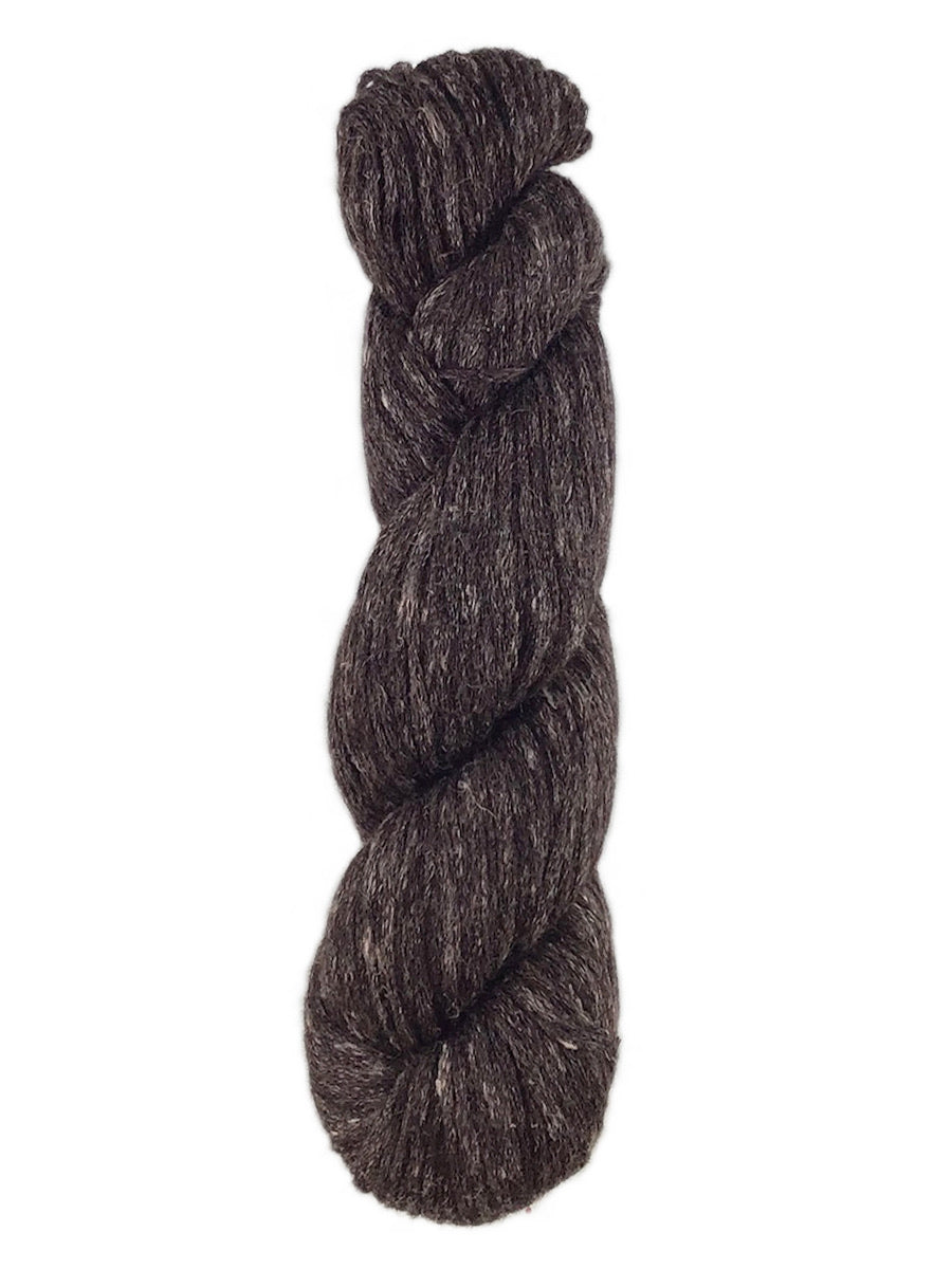 A brown skein of Elsebeth Lavold Misty Wool yarn