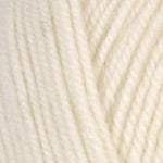Photo of a white sample of Encore Plymouth Yarn