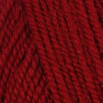 Photo of a dark red sample of Encore Plymouth Yarn