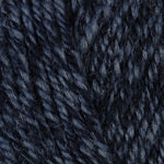Photo of a bluet tweed sample of Encore Plymouth Yarn