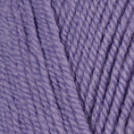 Photo of a lavendar colored sample of Encore Plymouth Yarn