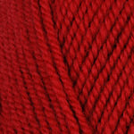 Photo of a dark red-orange sample of Encore Plymouth Yarn