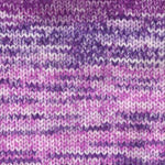 A purple mix of Plymouth Encore Colorspun yarn