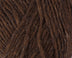 A close up photo of brown Istex Lettlopi yarn