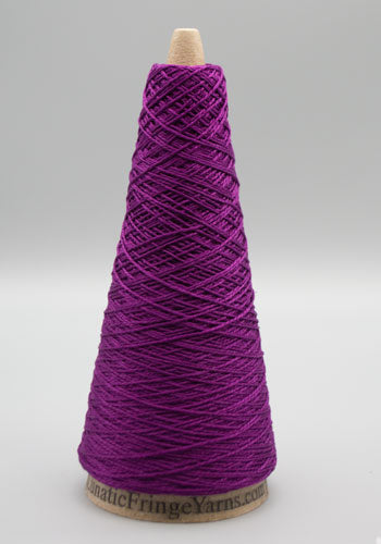 Lunatic Fringe Yarns 5/2 Tubular Spectrum Cones 1.5oz color  purple