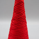 Lunatic Fringe Yarns 3/2 Tubular Spectrum Cones 1.5 oz color red