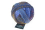 Schoppel Wolle Crazy Zauberball yarn color blue and tan