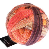 Schoppel Wolle Crazy Zauberball yarn color purple and pinks