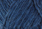 A close up photo of blue Istex Lettlopi yarn