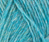 A close up photo of blue Istex Lettlopi yarn