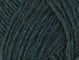 A close up photo of dark green Istex Lettlopi yarn