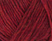 A close up photo of red Istex Lettlopi yarn