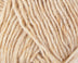 A close up photo of natural cream Istex Lettlopi yarn