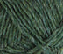 A close up photo of dark green Istex Lettlopi yarn