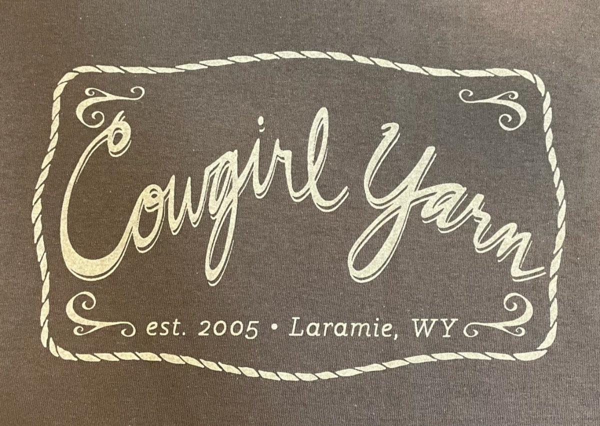 Cowgirl Yarn T-Shirt Short Sleeve Crew neck-11