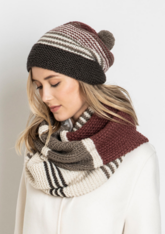 Forest Lake Hat & Cowl pattern by Blue Sky Fibers