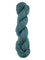 A teal skein of Mountain Meadow Wool Green River yarn