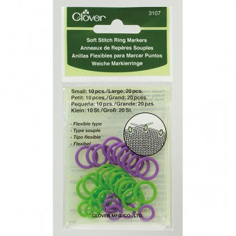 Clover Soft Stitch Ring Markers
