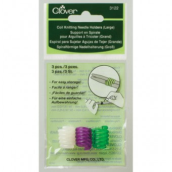 Clover Knitting Needle Coil Holders - Large