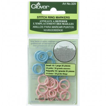 Clover Stitch Ring Markers