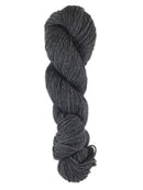 A gray skein of Brown Sheep Prairie Spun DK yarn