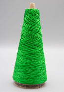 Lunatic Fringe Yarns 5/2 Tubular Spectrum Cones 1.5oz color green