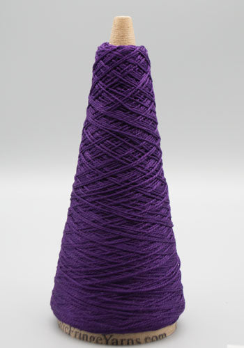 Lunatic Fringe Yarns 3/2 Tubular Spectrum Cones 1.5 oz color purple