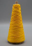 Lunatic Fringe Yarns 3/2 Tubular Spectrum Cones 1.5 oz color yellow