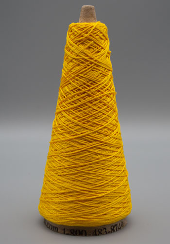 Lunatic Fringe 4oz cone in color 5 Yellow