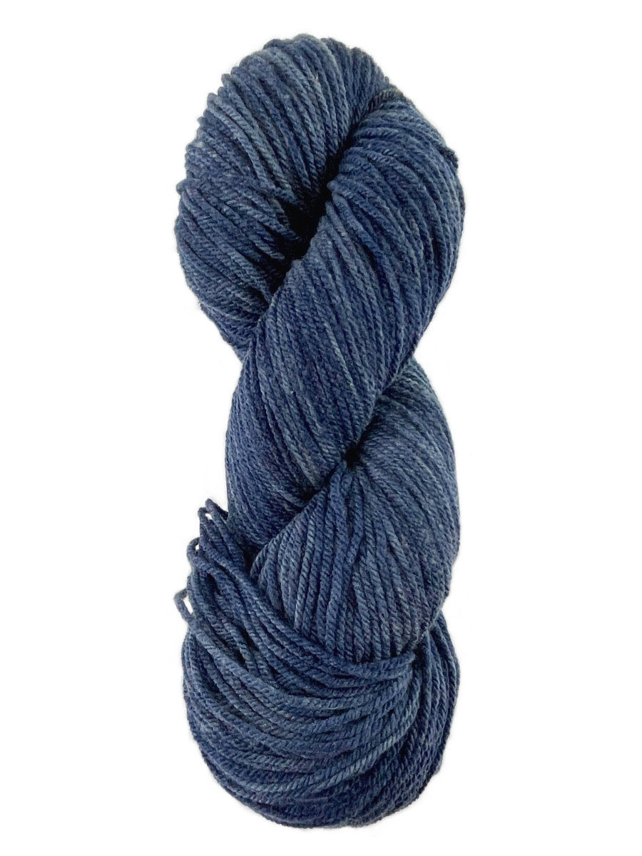 A navy blue hank of the Mountain Meadow Wool Alpine collection.