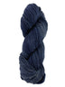 A blue skein of Mountain Meadow Wool Laramie yarn