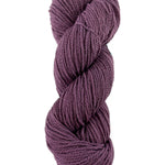 A purple skein of Mountain Meadow Wool Cora yarn