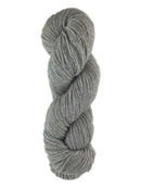 A gray skein of Brown Sheep Prairie Spun DK yarn
