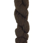 A brown skein of Brown Sheep Prairie Spun DK yarn
