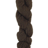 A brown skein of Brown Sheep Prairie Spun DK yarn