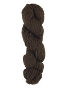 A brown skein of Brown Sheep Prairie Spun DK yarn