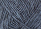 A close up photo of blue Istex Lettlopi yarn