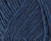 A close up photo of blue Istex Lettlopi yarn